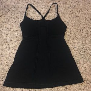 Black lululemon tank top